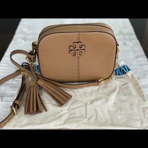 Tory Burch McGraw Camera Bag Tiramisu